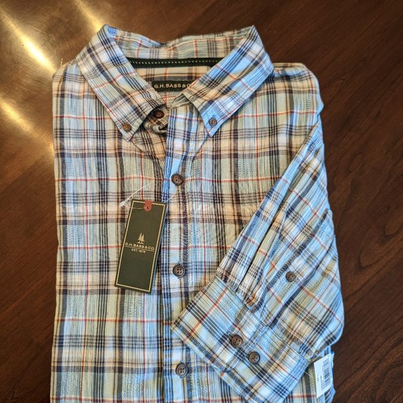 GH Bass causal button down shirt - Picture 1 of 3